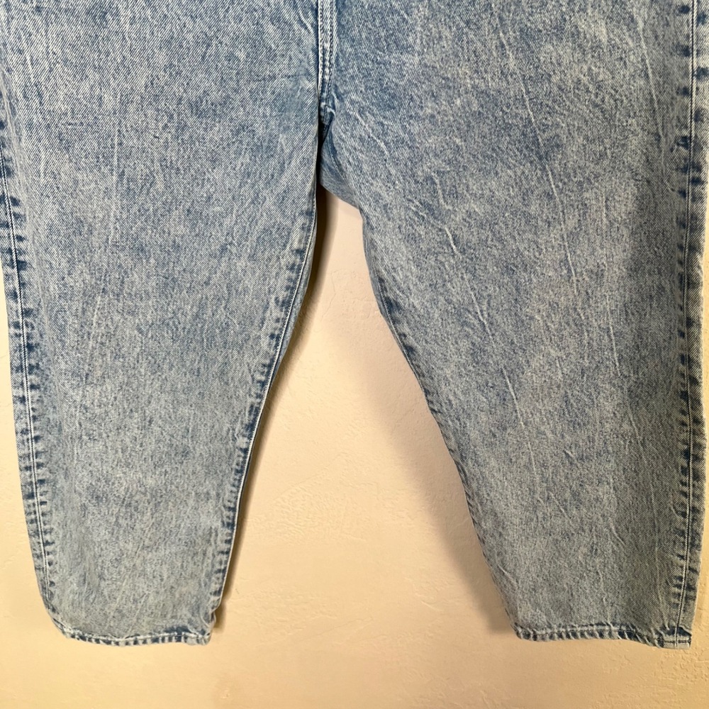 Levi's Made &‎ Crafted Barrel Jeans Women Size 29 Blue Acid Wash High Rise Denim - Picture 3 of 11